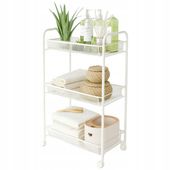 Kosmetyczny Pomocnik Wózek Mobilny do Manicure Fryzjerski NA KÓŁKACH BIAŁY