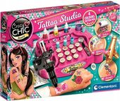 Clementoni Crazy Chic Studio Tatuażu Maszynka Szablony Tatuaże 18118