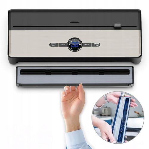 ZGRZEWARKA PRÓŻNIOWA PAKOWARKA DO ŻYWNOŚCI AUTOMATYCZNA+WORKI i FOLIA na Arena.pl