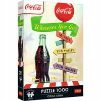 2X Puzzle - 1000 Premium Plus - Coca-Cola: Gdziekolwiek zmierzasz Trefl 120