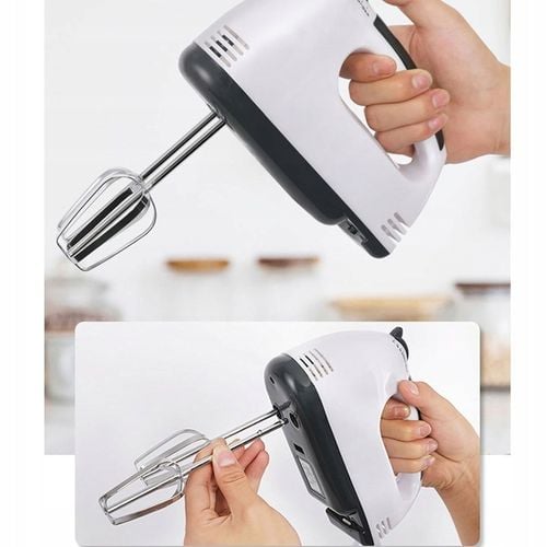 Mikser Ręczny Elektryczny Do Ciast Kremu 7 Biegowy Trzepaczka Robot na Arena.pl