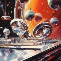 Plakat 100x100cm Orkiestra Sfer