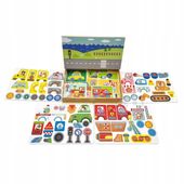 TABLICA UKŁADANKA EDUKACYJNA MONTESSORI MAGNETYCZNA PUDEŁKO TOOKY TOY