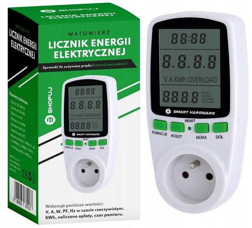 WATOMIERZ MIERNIK LICZNIK ENERGII ELEKTRYCZNEJ AMPEROMIERZ WOLTOMIERZ na Arena.pl