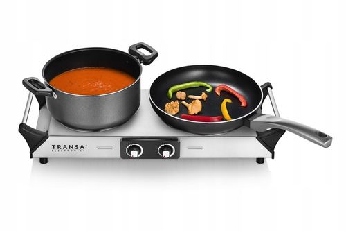 Kuchenka elektryczna CERAMICZNA DWUPALNIKOWA TERMOSTAT 2 PALNIKI 2100W na Arena.pl