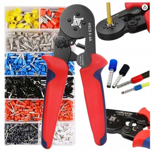 ZACISKARKA DO TULEJEK SZCZYPCE DO ZACISKANIA KOŃCÓWEK PRZEWODÓW PRASKA na Arena.pl