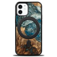 etui bewood unique na iphone 12 mini - planets - ziemia z magsafe