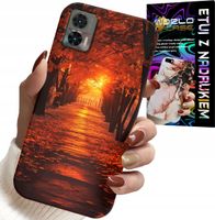 ETUI DO MOTOROLA EDGE 30 NEO - PARK, JESIEŃ, SPADAJĄCE LIŚCIE, PLECKI