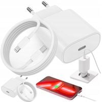 Ładowarka iPhone 20W PD USBC Kabel Lightning Szybkie Ładowanie i Bezpieczne