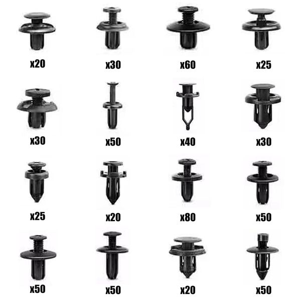 Samochodowy Zestaw Klipsów I Otwieraków Heckermann 675 Szt zdjęcie 2
