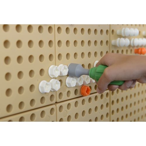 MASTERKIDZ Zestaw Narzędzia Z Wkrętarką 8 Elementów Do Tablicy Naukowo-Kreatywnej STEM na Arena.pl