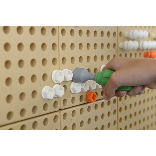 MASTERKIDZ Zestaw Narzędzia Z Wkrętarką 8 Elementów Do Tablicy Naukowo-Kreatywnej STEM zdjęcie 10