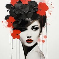 Plakat 60x60cm Kwiatowa Pasja