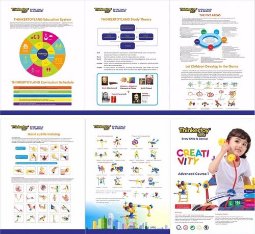 KLOCKI THINKERTOY INTERMEDIATE COURSE 2 CREATIVITY 196 EL. na Arena.pl