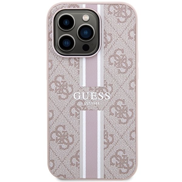 Etui Guess do iPhone 15 Pro, Różowy, MagSafe zdjęcie 3