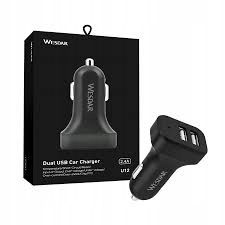 SUPER SZYBKA Ładowarka samochodowa 2x USB 2.4A na Arena.pl