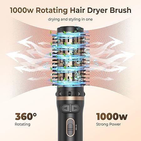 Obrotowa suszarka szczotka do włosów 3 w 1 do nadawania objętości na Arena.pl