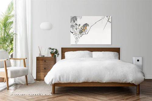 Obraz 60x40cm Two Sparrows, Seitei Japoński Vintage na Arena.pl