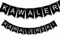 Baner flagi KAWALERSKI napis girlanda ozdoba