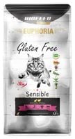 EUPHORIA Gluten Free Cat SENSIBLE Indyk&Królik 1,5
