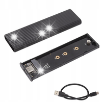 OBUDOWA KIESZEŃ ADAPTER DYSKU SSD M.2 NVME SATA USB-C