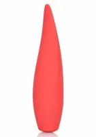 calexotics red hot ember - kompaktowy masażer silikonowy, 10 trybow