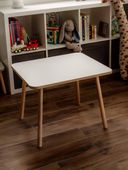 Stolik dla dzieci prostokąt biały