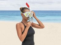 bestway zestaw do snorkelingu maska z rurką do pływania 14+ 24053