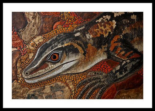 Plakat 45x30cm Oko Jaszczurki na Arena.pl