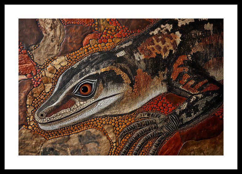Plakat 45x30cm Oko Jaszczurki zdjęcie 3
