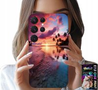 ETUI DO SAMSUNG GALAXY S22 Ultra - PLAŻA WAKACJE WYSPA PIĘKNE WIDOKI +FOLIA