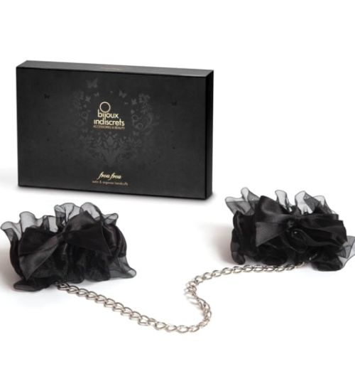 Piękne satynowe kajdanki - Bijoux Indiscrets zdjęcie 1