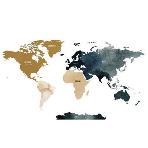 Naklejka Mapa Świata DK334 L na Arena.pl