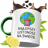 Kubek Zielony Dla Listonosza Na Prezent Urodziny Z Nadrukiem Ze Zdjęciem