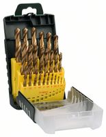 zestaw wierteł do metalu hss-tin 1-13mm 25 szt. - b 2607017154