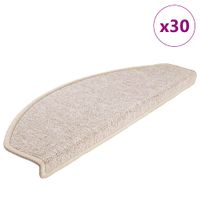 Maty na schody 30 szt. 65x24x4 cm Taupe Półokrągłe Duże