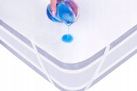 GRUBY 130G/M2 OCHRANIACZ POKROWIEC NA MATERAC 180x200 NAKŁADKA WODOODPORNA