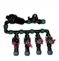 Kolektor 4 sekcje Hunter PGV rura 25mm + Filtr + Odpowietrznik + Studzienka