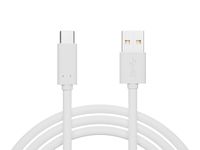 Przyłącze USB 3.0 A - USB-C 2m białe zawieszka