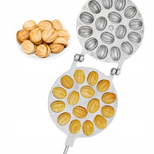 FORMA OPIEKACZ DO PIECZENIA CIASTEK ORZESZKÓW PATELNIA NA ORZESZKI DUŻE #70 na Arena.pl