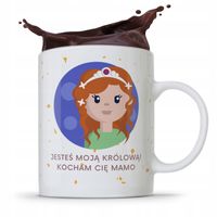 Kubek Prezent Urodzinowy Dla Mamy Moja Królowa Z Nadrukiem Ze Zdjęciem