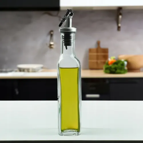 SZKLANA BUTELKA NA OLEJ OCET 250ML Z DOZOWNIKIEM DO KUCHNI na Arena.pl
