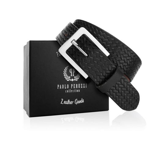 czarny pasek męski skórzany vintage 110 cm paolo peruzzi 03z01110 na Arena.pl