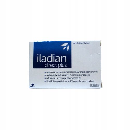 ILADIAN Direct Plus na infekcje kobiece 10 szt. na Arena.pl