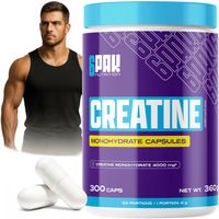 KREATYNA XXL 300 KAPS Monohydrat SIŁA MASA RZEŹBA MOC Crea Mono Caps
