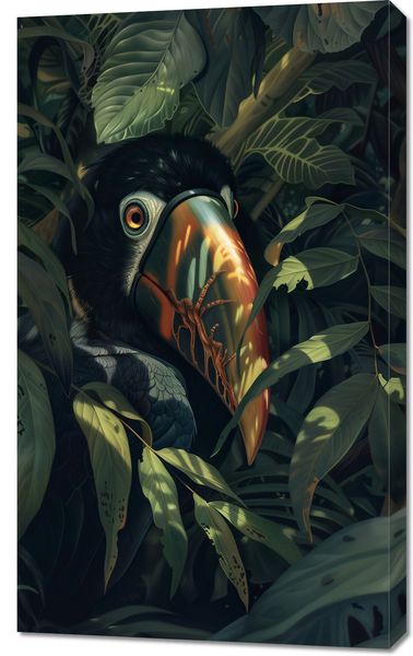 Obraz 60x100cm Skryty Tukan zdjęcie 1