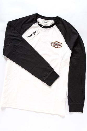 WRANGLER LS RAGLAN TEE OFFWHITE W7B95FK02 XL na Arena.pl