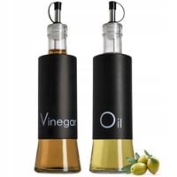 Butelka Na Oliwę Olej Szklana Dozownik 320ml 2szt