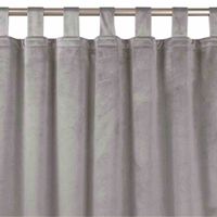 CURT/HOM/VILA/VELVET/TAB/GREY/135x245