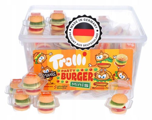 Trolli, żelki, Mini burger hamburger 600 g na Arena.pl